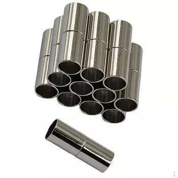 12 комплектов 5 мм трубчатых браслетов, ожерелья, застежек, ювелирных изделий, разъемов,