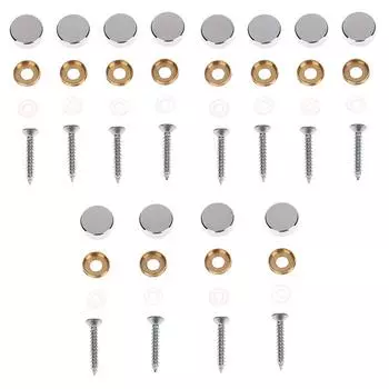 12 комплектов болтов, крепление, стойки, крепления для рекламы, 10-18 мм, декоративные зеркальные гвозди, наборы заглушек для винтов 12mm
