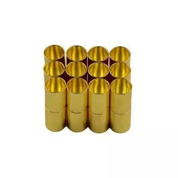 12 комплектов кожаных ювелирных изделий Kumihimo с магнитной застежкой, изготовление своими руками 20 x 7mm золотой