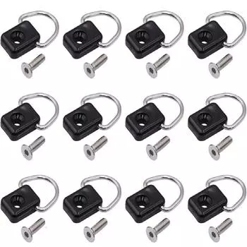 12 комплектов рыболовных снастей D-образное кольцо каяк с набором винтов для лодки каноэ каяк