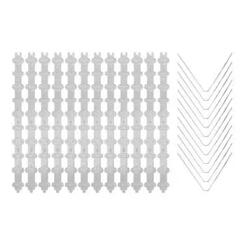 12 комплектов шипов для защиты от птиц из нержавеющей стали, универсальные шипы для отпугивания птиц, шипы для отпугивания птиц с основанием