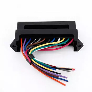 12-контактная цепь постоянного тока 32 В, автомобильный прицеп, автоматический держатель блока предохранителей лезвия ATC ATO, провод с 2 входами и 12 выходами