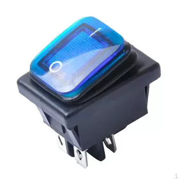 12-контактный 2-позиционный тумблер для лодки и автомобиля красный