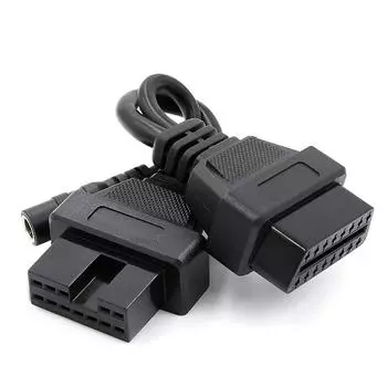 12-контактный OBD1 к 16-контактному OBD2 диагностический кабель-адаптер подходит для Mitsubishi Hyundai