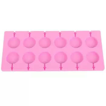 12 круглых силиконовых форм для леденцов, поднос для конфет, шоколадных леденцов