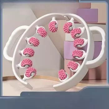 12-круглый круглый зажим для ног, ручная массажная палочка для ног, йог, стройнее, расслабляющий массаж ног, тоник для ног