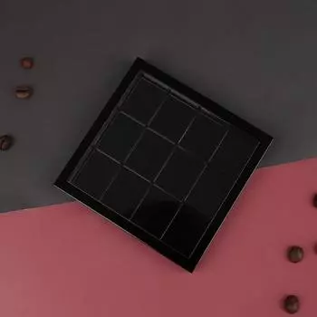 12 квадратов пустых контейнеров для теней для век, пудры, помады, румян, палетки, коробка