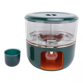 12 л 360 градусов вращающийся диспенсер для напитков многоцелевой 3 сетки большой емкости герметичный пищевой Green