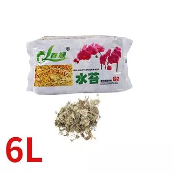 12 л / 6 л сфагнум мох увлажняющее органическое удобрение для орхидеи фаленопсис 6 L