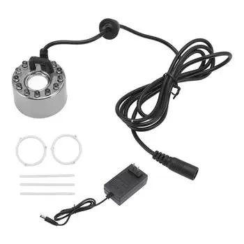 12 лампочек, цветной туманообразователь из нержавеющей стали, распылитель водяного тумана для ароматерапии, кислородный бар