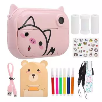 12-мегапиксельная камера для детской печати, мгновенная термопечать, черно-белая камера WIFI, более 3 лет