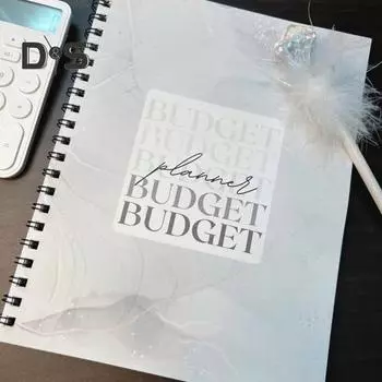 12-месячная бухгалтерская книга Недатированная бухгалтерская книга без ручки Полная финансовая книга записей белый