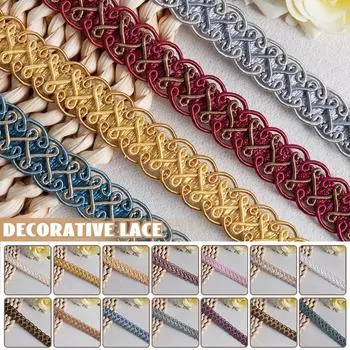 12 метров кисточки бахрома отделка 1.7 см ширина кружевная отделка лента для шитья занавесок диван подушки домашняя обивка DIY аксессуары 12M