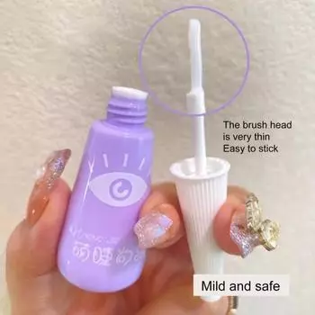 12 мл клей для накладных ресниц гипораздражающий натуральный клей высокой вязкости водостойкий устойчивый к поту клей для накладных ресниц белый