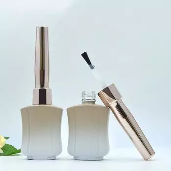 12 мл шампанское, золотой лак для ногтей, клей, пустая бутылка, градиент цвета, бутылка лака для ногтей, бутылка клея для ногтей с кисточкой