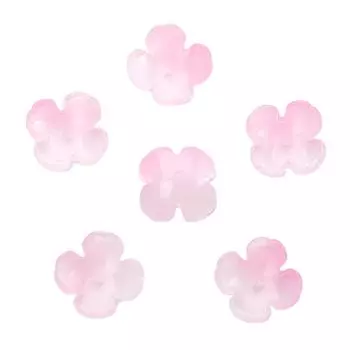 12 мм 10 шт./пакет Стеклянные бусины с четырьмя лепестками для браслетов, ожерелий, сережек, ювелирных изделий, аксессуаров 12mm 10pcs/bag