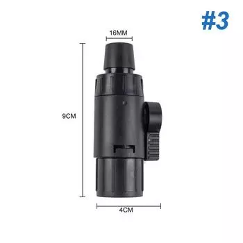 12 мм/16 мм двойной быстроразъемный соединитель для аквариумного клапана управления водой шланг as the picture