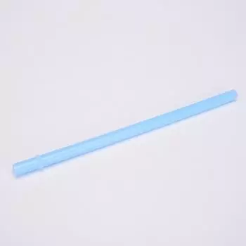 12 мм Апертура Соломинка Разноцветная Однотонная Пластиковая Чашка Аксессуары PP Соломинка Неодноразовая Соломинка с Кольцом 1.2 * 26.5cm (aperture 1.2cm) небесно-голубой