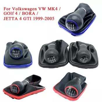 12 мм для Volkswagen VW 1999-2004 Golf 4 IV MK4 GTI R32 Bora Jetta 5/6 Скорость автомобиля Ручка переключения передач Рычаг Ручка Gaitor Чехол для багажника 5 Speed