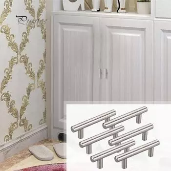 12 мм кухонная дверь с Т-образной ручкой, ручка ящика шкафа 12*64*100mm