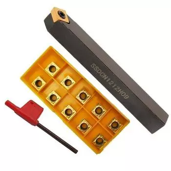 12 мм SSDCN1212H09 + SCMT09T308 Держатель для внешней токарной обработки под углом 45 градусов Твердосплавная пластина