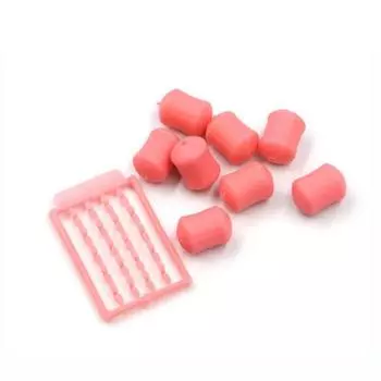 12 мм вкусные рыболовные приманки с ароматом, однотонные рыболовные приманки розовый