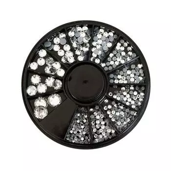 12 наборов деталей для ногтей Barna Line Crystal, детали Line Stone Crystal, 1