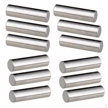 12 Pack Electric Guitar Pickup Polepiece 15mm Musical Instrument Parts