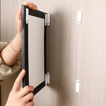 12 пар (24pcs) 12-36 пар белой ленты, не повреждающей картину и рамку, полоски для подвешивания, настенные наклейки, крючок, выгодная упаковка, полоски для подвешивания картин, наклейки своими руками 24pcs