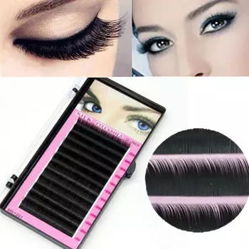 12 пар длинных толстых накладных ресниц, инструмент для наращивания ресниц, инструменты для макияжа 10 мм 10mm