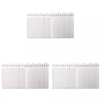 12 пар самоклеящихся полосок для подвешивания картин, разных размеров, для использования в помещении (70*16мм) Делавэр