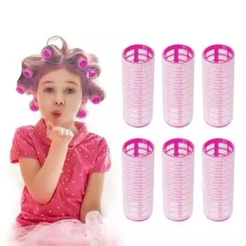12 шт./набор розовых бигуди для волос с большими зажимами для завивки волос парикмахерские инструменты для самостоятельной укладки волос розовый