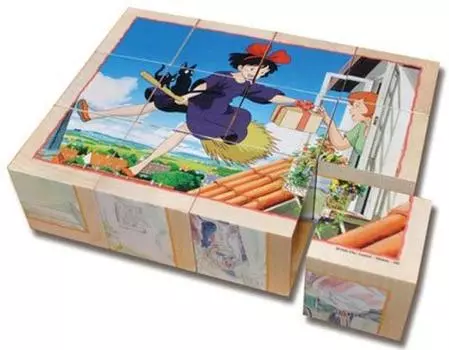 12 Piece Kiki s Delivery Service Wood Picture Matching