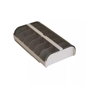 12 ячеек Чехол для хранения носков Разделительная конструкция Контейнер для нижнего белья для шкафа Органайзер для носков для гардероба Спальня серый