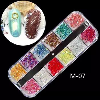 12 Сетка Великолепные Ногти Блестящие Хлопья Пайетки Чип Дизайн Ногтей Блестящий Дизайн Ногтей Украшения Аксессуары M1