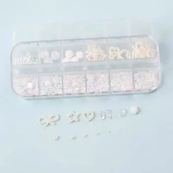 12 сеток смешанные 3D панк серебряные сердечки крест металлический маникюр украшения для ногтей ретро разный дизайн кресты нейл-арт подвески B