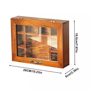 12 сеток, украшения, держатель для часов из цельного дерева, ящик для хранения, органайзер, стойка, настольная витрина, ювелирные изделия