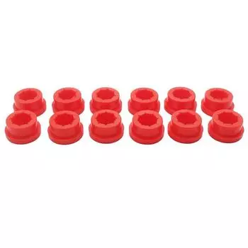 12 sets of red bushings to replace the lower rear castor arm for civic
