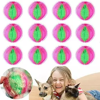 12 шариков для стирки, шарики для стиральных машин, стиральные машины с шариками против волос, многоразовые шарики для стирки, шарики для стирки, шарики для стирки 15x15x3cm