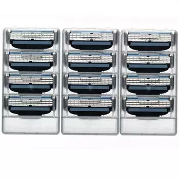 12 шт./16 шт./24 шт., качественные лезвия для бритвы, совместимые с бритвой Gillettee Mach3, лезвие для бритья для мужчин, уход за лицом 4pcs