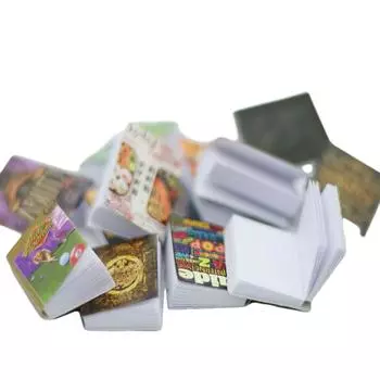 12 шт. 1:12 Миниатюрных кукольных домиков Модель книги Журнал Книги и периодические издания Учебные книги с переворачивающимися страницами Декор для домашнего обучения Игрушки своими руками