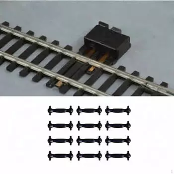 12 шт. 1/87 масштаб HO соединители соединительные элементы ландшафтный мотор приводные стержни аксессуары для поезда 9.5mm