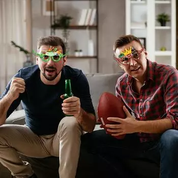 12 шт. 2025 Новые бумажные стаканы Суперкубка для детей и взрослых, декорации для футбола, реквизит для фотосессий, принадлежности для вечеринок 12PCS