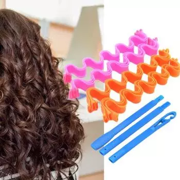 12 шт./24 шт. бигуди для волос, мягкие, хорошие, пластичные, легкие, волшебные бигуди, палочки для прически, волнообразователи для женщин 24PCS