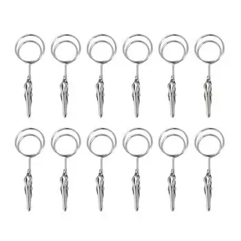 12 шт. 2,8 дюйма двуглавый зажим для заметок, металлический держатель для карточек, проволочный зажим для фото для подвешивания фотодисплея