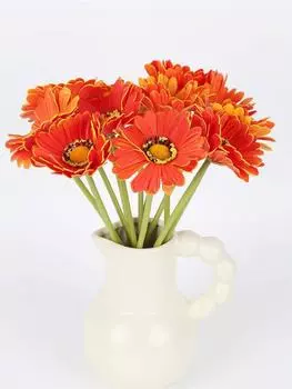 12 шт. 30 см цветы ромашки искусственные хризантемы искусственные цветы герберы для дома свадьба вечеринка балкон декор детские розовый