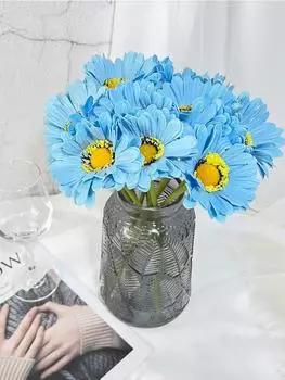 12 шт. 30 см искусственные герберы поддельные цветы хризантемы цветы ромашки для дома свадьба декор балкона детские розовый