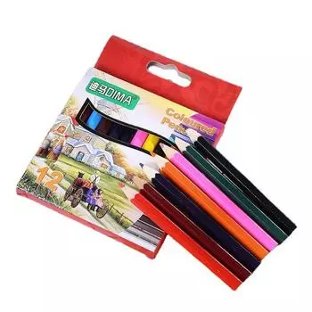 12 шт. 3B цветной карандаш для детей, подарок, цветные карандаши для рисования, карандаши для школы, художественные принадлежности, детская цветная ручка