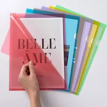 12 шт. А4 прозрачные полипропиленовые папки для файлов, водонепроницаемый держатель для файлов, конверт для хранения деловых документов, органайзер для офисных принадлежностей