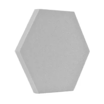12 шт. Акустическая пена Звукопоглощающие панели Изоляция клиновидной плитки высокой плотности Type 2 светло-серый
